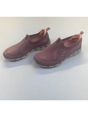 Skechers Gel memoayfoam  Womens Size 7 Pink Running Walking Slip On Shoes